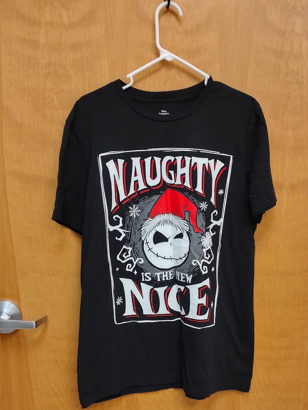 Disney Black 'Naughty Is The New Nice' The Night Before Christmas Graphic Tee